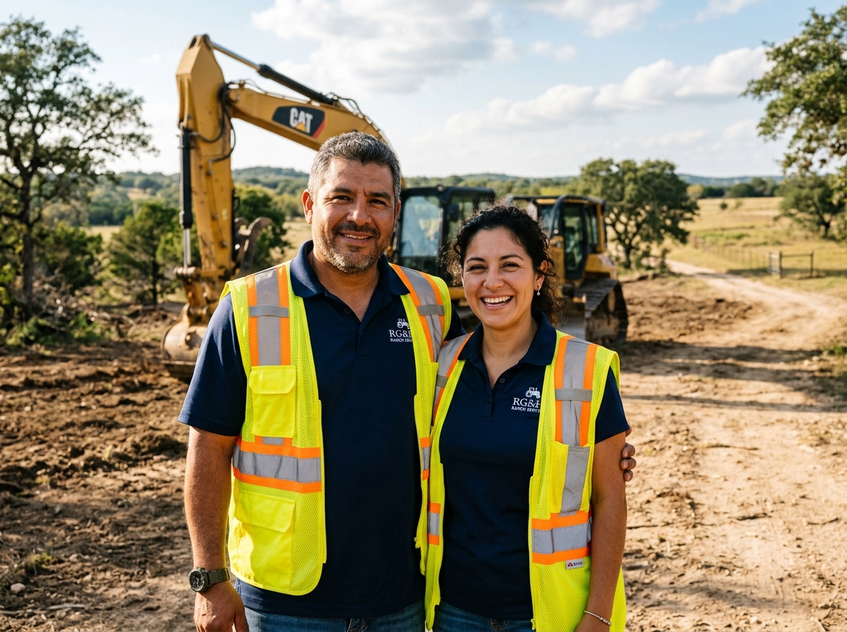 Humberto and Rosa - Founders of Texas Land Clearing Services LLC